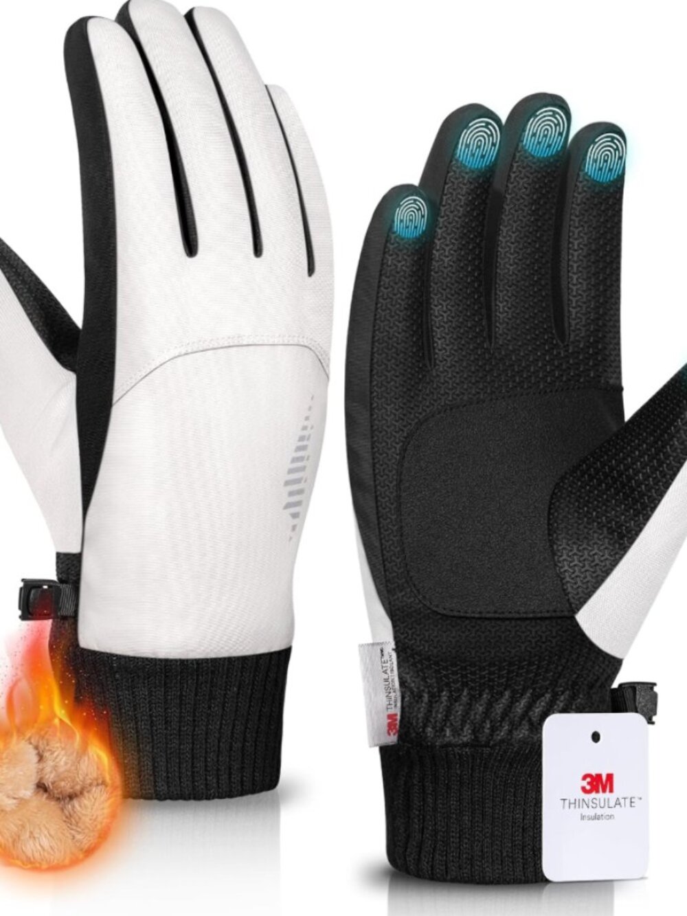 rivmount Snow Winter Gloves with Waterproof/Touchscreen/Thermal Warm